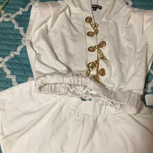 two piece short set.